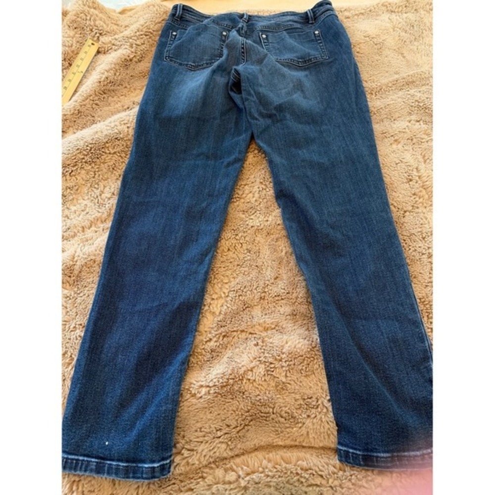 J. Jill Authentic Fit Slim Ankle Jeans Dark Wash Denim 14T WPT128093